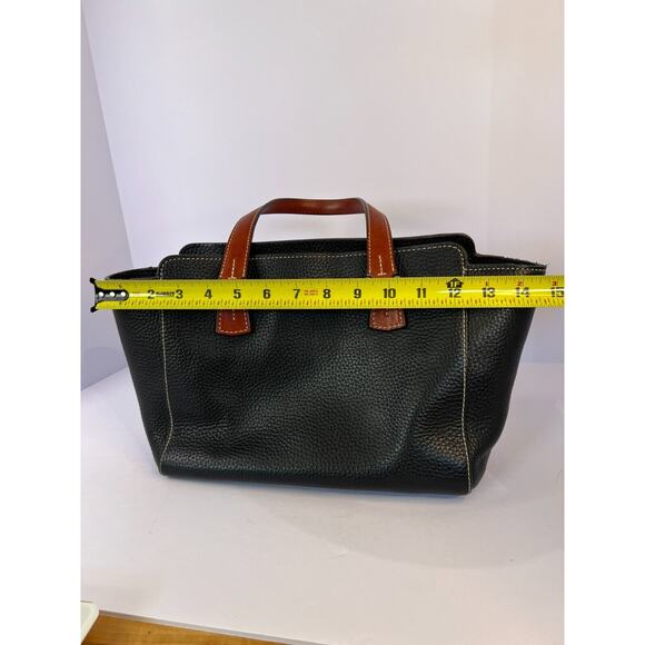 Dooney Bourke East West Cambridge shopper tote Satchel Midnight Navy Blue GUC - Picture 12 of 16